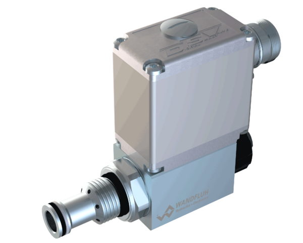 Proportional-Ventile Proportional-Druckbegrenzungspatrone direktgesteuert (Steckspule, integrierte Elektronik) BDPPM22_ME