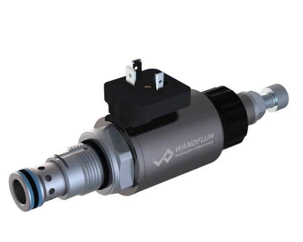 Proportional-Ventile Proportional-Druckbegrenzungspatrone invers vorgesteuert (Steckspule) BVIPM22