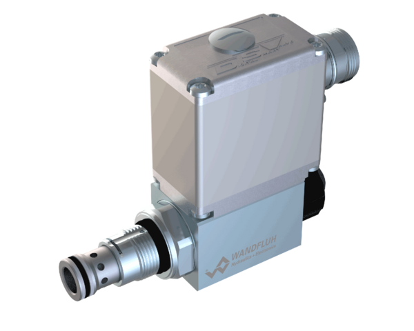 Proportional-Ventile Proportional-Druckbegrenzungspatrone Vorgesteuert (Steckspule, integrierte Elektronik) BVPPM22_ME
