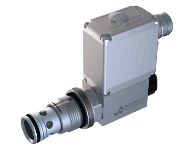 Proportional-Ventile Proportional-Druckbegrenzungspatrone vorgesteuert (Steckspule, integrierte Elektronik) BVPPM33_ME