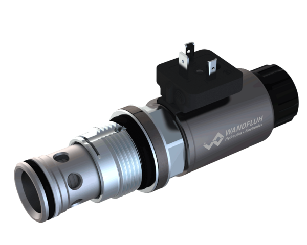 Proportional-Ventile Proportional-Druckbegrenzungspatrone vorgesteuert (Steckspule) BVPPM33
